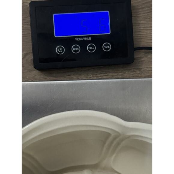 McCoy White Ironstone Pitcher Bowl # 7529 Ribbed & Flower Design Vintage USA - Picture 14 of 14